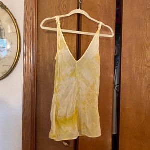 Hurley yellow tank top